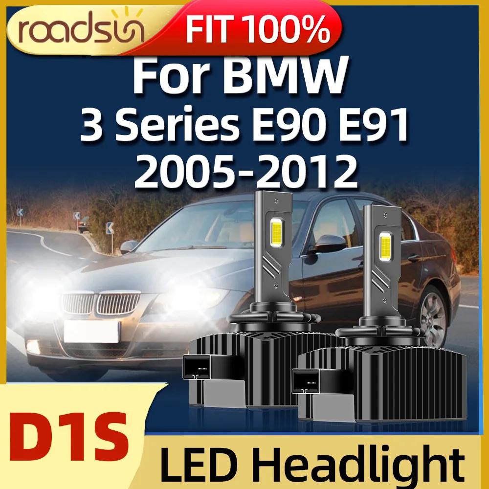 Roadsun ڵ , D1S LED Ʈ, 6000K  ο , BMW 3 ø E90 E91 2005 2006 2007 2008 2009 2010 2011 2012, 2 